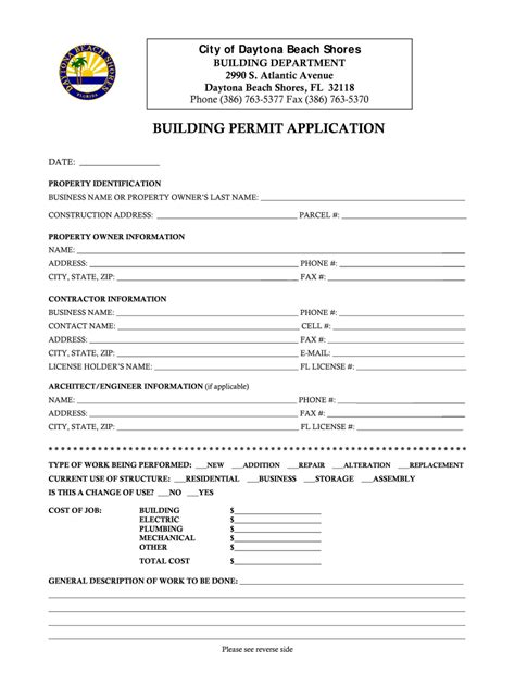 city of daytona beach building department|daytona beach building permits online.